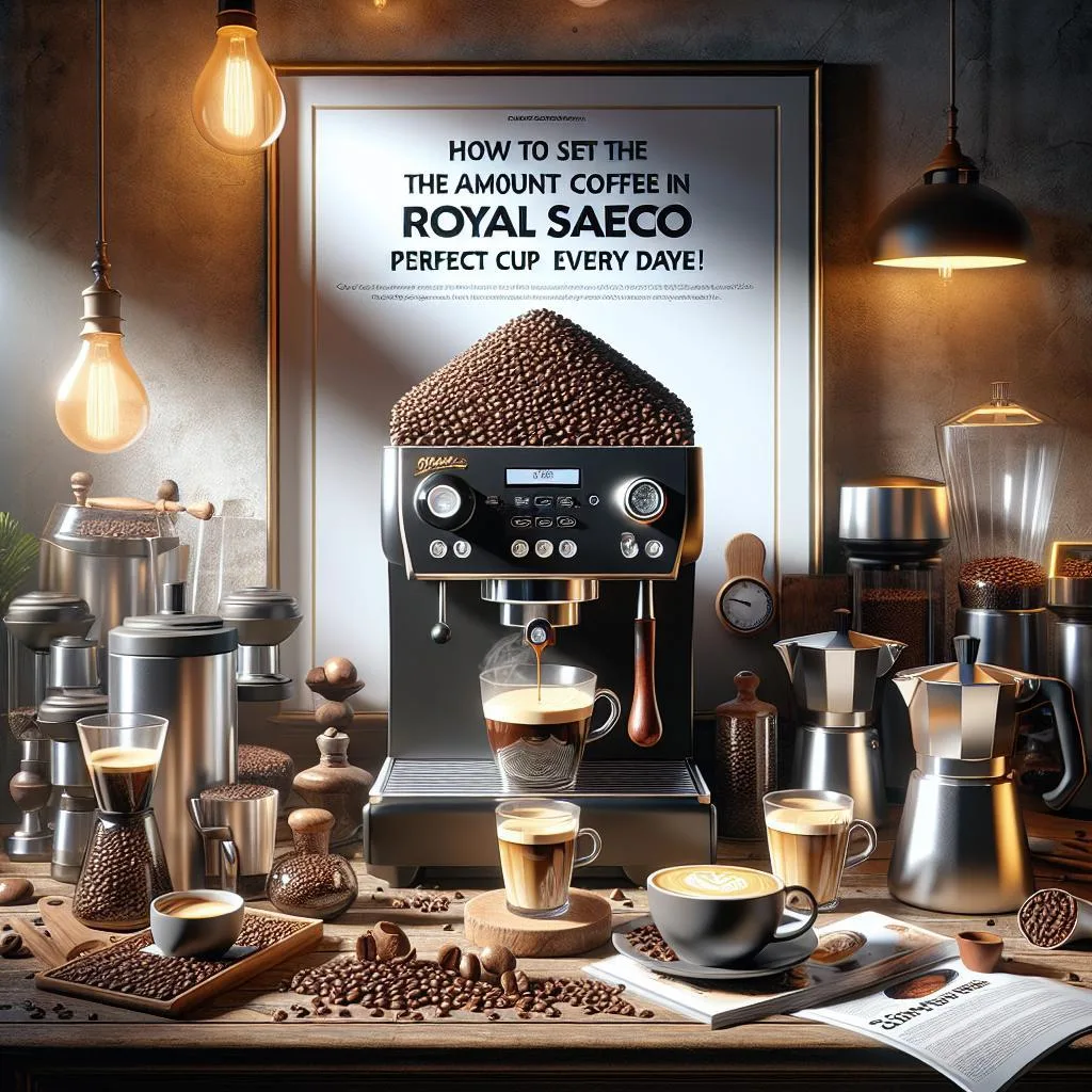 Jak nastavit množství kávy v Royal Saeco: Perfektní šálek vždy!