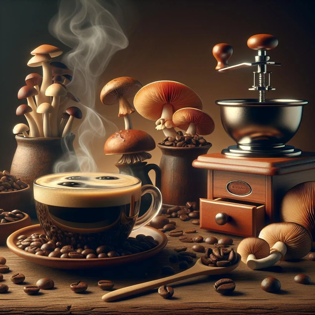 Káva s houbami: Nový superdrink pro posílení imunity?