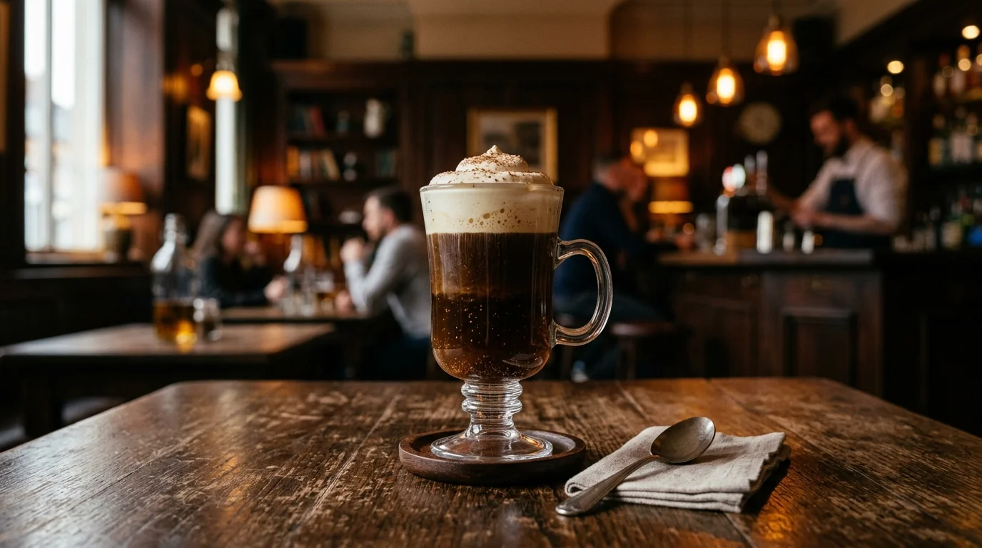 Irská káva: Pravý recept, správný poměr whiskey a jak na dokonalou šlehačku